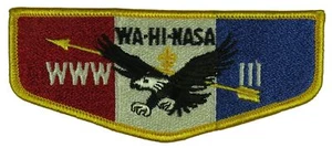 Wa-Hi-Nasa Lodge 111 Middle Tennessee Council TN Flap YEL Bdr (7D432) - Picture 1 of 2