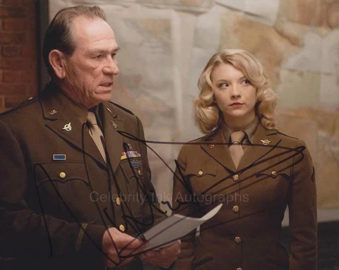 NATALIE DORMER as Private Lorraine - Captain America GENUINE SIGNED AUTOGRAPH Cover