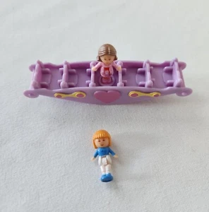 Vintage 1993 Bluebird Polly Pocket Teeter Totter Pals 2 Figures - Picture 1 of 6