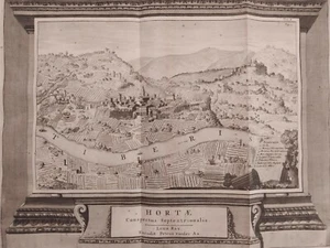 1723 Peter Van der Aa Aussicht Garten Hortae Conspectus Septentrionalis - Bild 1 von 7