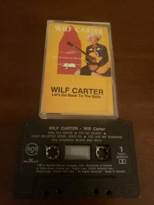 Wilf Carter Cassette Let's Go Back to the Bible 1985 - Picture 1 of 2