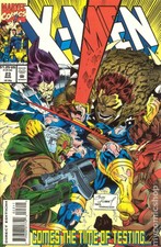 X-Men #23 Kubert Variant FN 1993 Stock Image