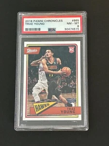 2018 TRAE YOUNG PANINI CHRONICLES ROOKIE CLASSICS #665 PSA 8 NM-MT - Bild 1 von 3