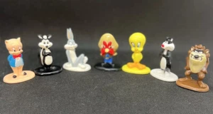 Figurine vintage 1987 Arby's Kids Meal Toys Looney Tunes WB, set completo di 7 - Foto 1 di 10