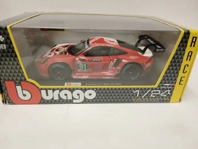 Burago BBurago Porsche 911 GTR #91 Bruni Lietz Le Mans 2020 1/24 18-28016 - Immagine 1 di 3