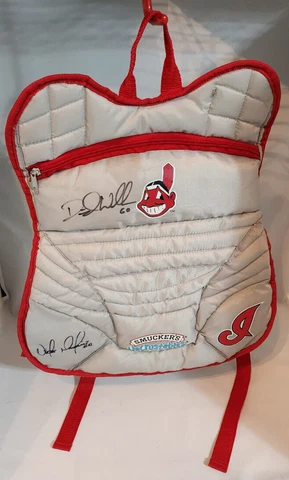 Cleveland Indians(White Sox-REAL Daniel Webb Signature) Chest Protector Backpack Cover