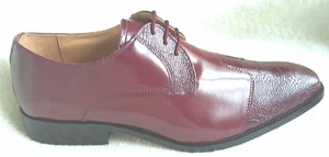 NIB Liberty Dress shoes Burgundy-LS1032 size10 All Leather upper,lining & sole - Picture 1 of 4