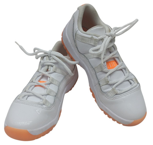 Nike Jordan 11 Retro Low PS White Bright Citrus DJ4328 139 taglia 1 anno bambino unisex