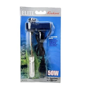 Elite Riscaldatore Radiante per Acquario 6" Lungo 50 Watt A731 Controllo Temperatura NUOVO - Foto 1 di 8
