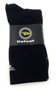 DeFeet Bicycle Aireator 6" D-Logo Cycling Socks, Size 9.5-11.5, Black