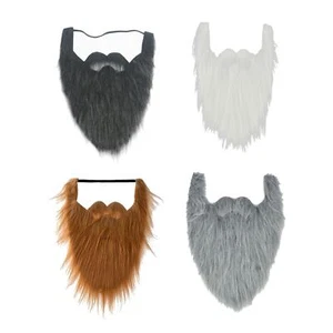 Funny Long Fake Beard Costume Dress up Whisker Halloween Party Supplies Cosplay - Picture 1 of 13
