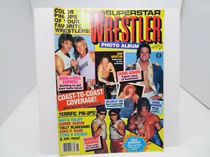 Superstar Wrestler Photo Album June 1987 Chris Adams Vintage Wrestling Magazine