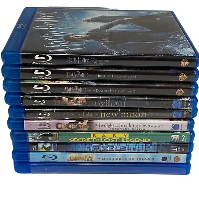 Blu-Ray Movie Lot (10) Teen Action Drama Fantasy Twilight Harry Potter - Image 1 of 4