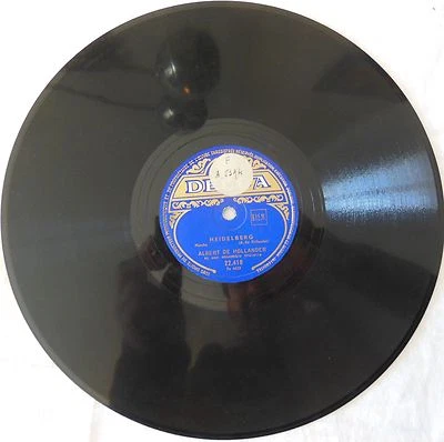  DISQUE 78 tours DECCA  22.418 ALBERT DE HOLLANDER -HEIDELBERG-RUSTICANA-N°229 - Photo 1/4