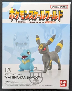 Pokemon Bandai Scale World Johto Region #13 - Totodile & Umbreon - Brand New - Picture 1 of 2