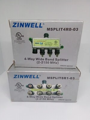 DIRECT TV - MSPLIT8R1-03 8-WAY & 4-WAY HIGH FREQUENCY SWM SPLITTER 2-2150mhz - Image 1 of 4