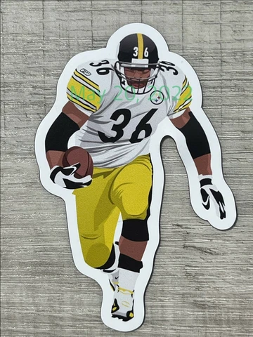 Jerome Bettis #36 MAGNET -Pittsburgh Steelers cut Vinyl NFL Vector art Cover