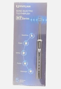 Phylian H7 Sonic Electric Toothbrush Rechargeable 5 Cleaning Mode 8 Heads PINK - Picture 1 of 2