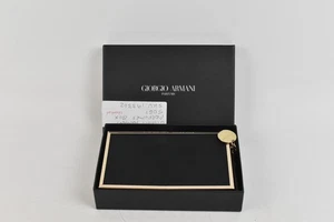 Giorgio Armani Parfums Black & Gold Box Clutch Bag Boxed - Picture 1 of 10