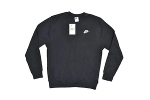 NEW Nike Sportswear Sweatshirt Crewneck Men’s Small Black NWT New BV2662-010 - Picture 1 of 8