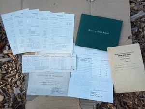 Small Vintage Paper Eph Lot Billie R. Hawkins Monterey High School Cali Educatio - Picture 1 of 6