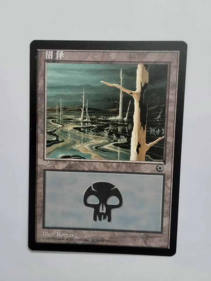 1 x MTG S-Chinese Portal Basid Land (Swamp 206s)---N/M - Image 1 of 1