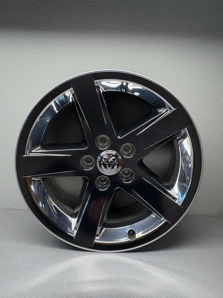 (1) OEM DODGE RAM 1500 2009-2019 CHROME CLAD ALLOY WHEEL 20x9 RIM 5 Lug Spoke - Image 1 of 4