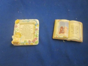 2 Ángulos Vintage Novedad Refrigerador Imán ÁNGEL DE LA GUARDA Y BIBLIA - Imagen 1 de 5