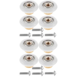Paquete de 2 accesorios para poleas puerta de ducha rodillos correderos ruedas - Imagen 1 de 12