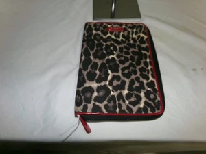 Coach Park Ozelot Druck Leinwand Leser Hülle EUC - Bild 1 von 4