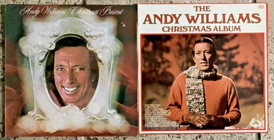2 x ANDY WILLIAMS - CHRISTMAS ALBUM/CHRISTMAS PRESENT VINYL LP RECORD💥NM - Image 1 of 2