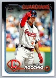 2024 Topps Brayan Rocchio Cleveland Guardians #473 - Picture 1 of 2