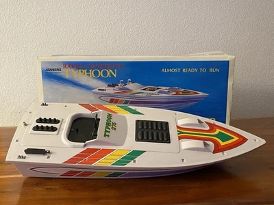 Rc Jamara Typhoon Off Shore Racer Kit Rc  Speedboot Rc Rennboot ca.71cm Lang OVP - Bild 1 von 4