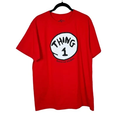 Universal Studios Youth XL Cat in the Hat Thing 1 T-Shirt - Imagem 1 de 4
