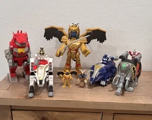 Lot of 5 Imaginext Power Rangers Zords & Riders Mattel+Accessories - Picture 1 of 19