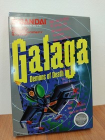 MINTY BOX CIB Galaga circle seal complete in nes Collector lot  VERY CLEAN A+