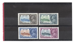 Hong Kong GV 1935 Silver Jubilee set sg 133-36 HH.Mint - Picture 1 of 2
