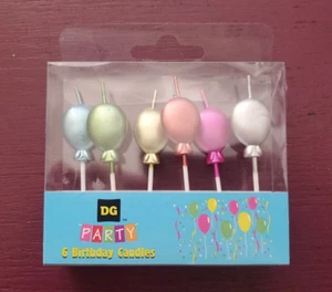 DG Party 6 Birthday Candles 478B #35222 - Picture 1 of 4