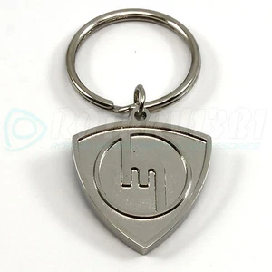CHROME - M ROTOR KEYCHAIN RX7 R100 RX2 RX3 WANKEL MAZDASPEED TURBO 12A 13B 20B - Picture 1 of 3