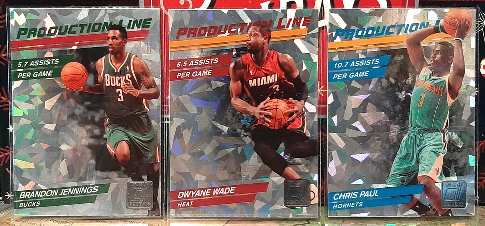 LOTE DE INSERÇÃO DE GELO RACHADO WADE PAUL JENNINGS ~ 2010-11 DONRUSS / LINHA DE PRODUÇÃO - Imagem 1 de 2