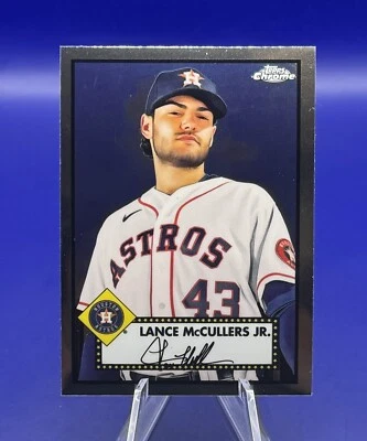 2021 Topps Chrome Platinum Anniversary LANCE MCCULLERS JR #404 Houston Astros - Image 1 of 2