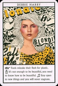 Debbie Harry, Blondie,  Oversized Pop Rock Tarot Trading Card 2019 Mint