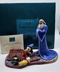 WDCC Disney Sorcerer Mickey and Yen Figurine Oops Fantasia 2000 Lmt Edt Box COA - Picture 1 of 16