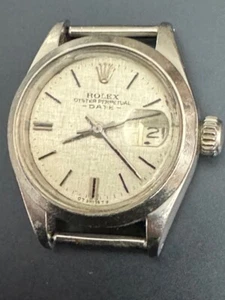 Rolex Oyster Perpetual Date Automatik Damenuhr Edelstahl Ø24mm /ohne Armband - Bild 1 von 6