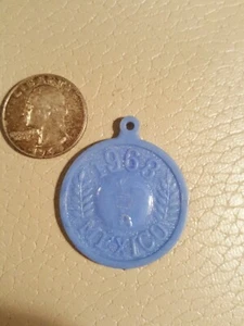 1968 Olympic Games Mexico Original Collectible Plastic charm pole vault rare - Picture 1 of 2