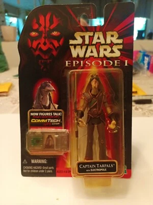 Figura de acción Star Wars Episodio 1 figuras básicas Capitán Tarpals Foto 1 de 4
