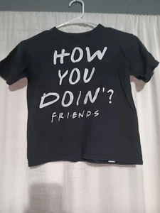 Friends How You Doin'? Boys (child) Black Tshirt Size Medium (8) Joey - Picture 1 of 3