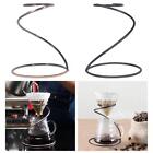 Metal Pour Over Tea Coffee Dripper Stand Spiral Filter Frame