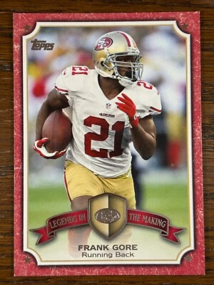 2013 Topps - Legends in the Making Frank Gore #LM-FG - Image 1 of 2