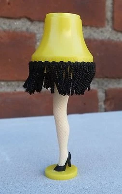 CRAFT PRODUCTS A Christmas Story Leg Lamp Dollhouse Miniature 1:12 Scale Diorama Accessory Item